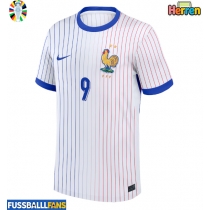 Frankreich Olivier Giroud #9 Auswärtstrikot EM 2024 Kurzarm